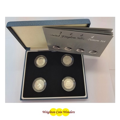 2004 Silver Proof 4-Coin Pattern Collection - HERALDIC BEASTS